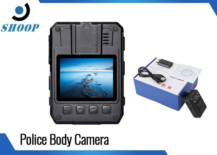 USB 2.0 1296P 4000mAh 5MP CMOS رؤية ليلية كاميرات الجسم للشرطة مع GPS